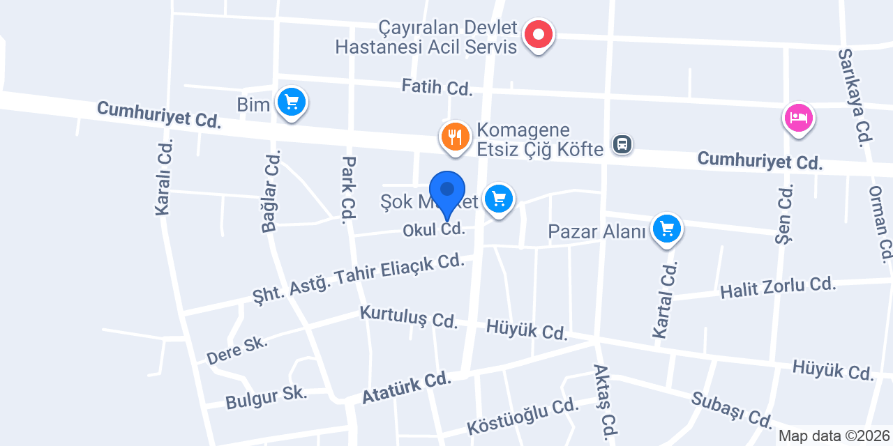 Urfalı Mehmet Usta'nın Yeri konumu