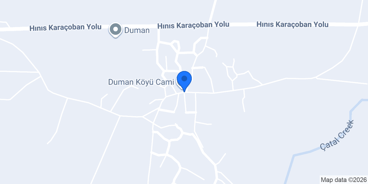 Duman İlköğretim Okulu konumu