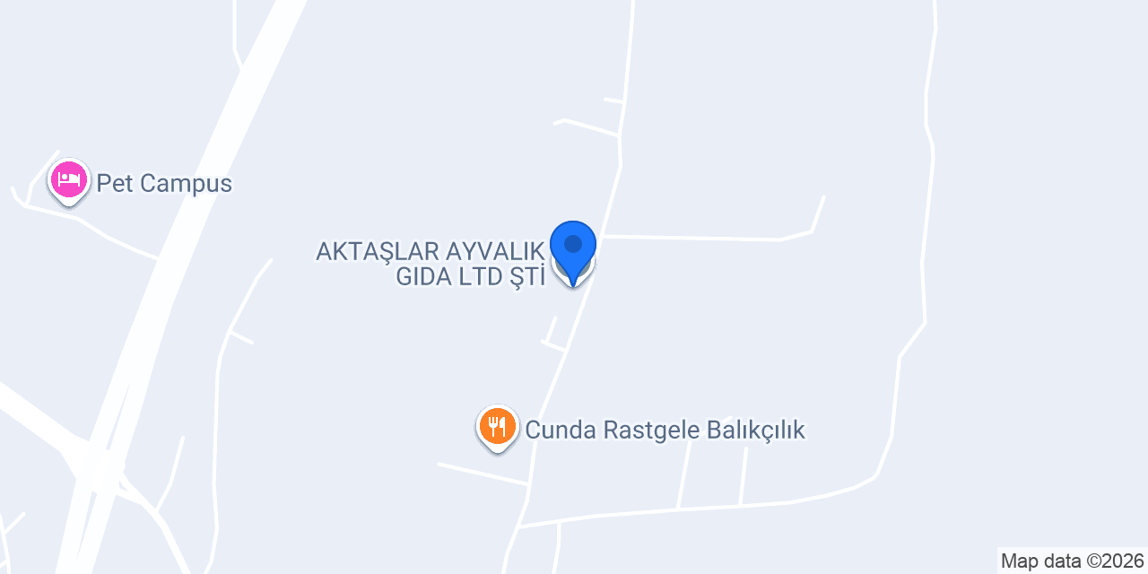 AKTAŞLAR AYVALIK GIDA LTD ŞTİ konumu