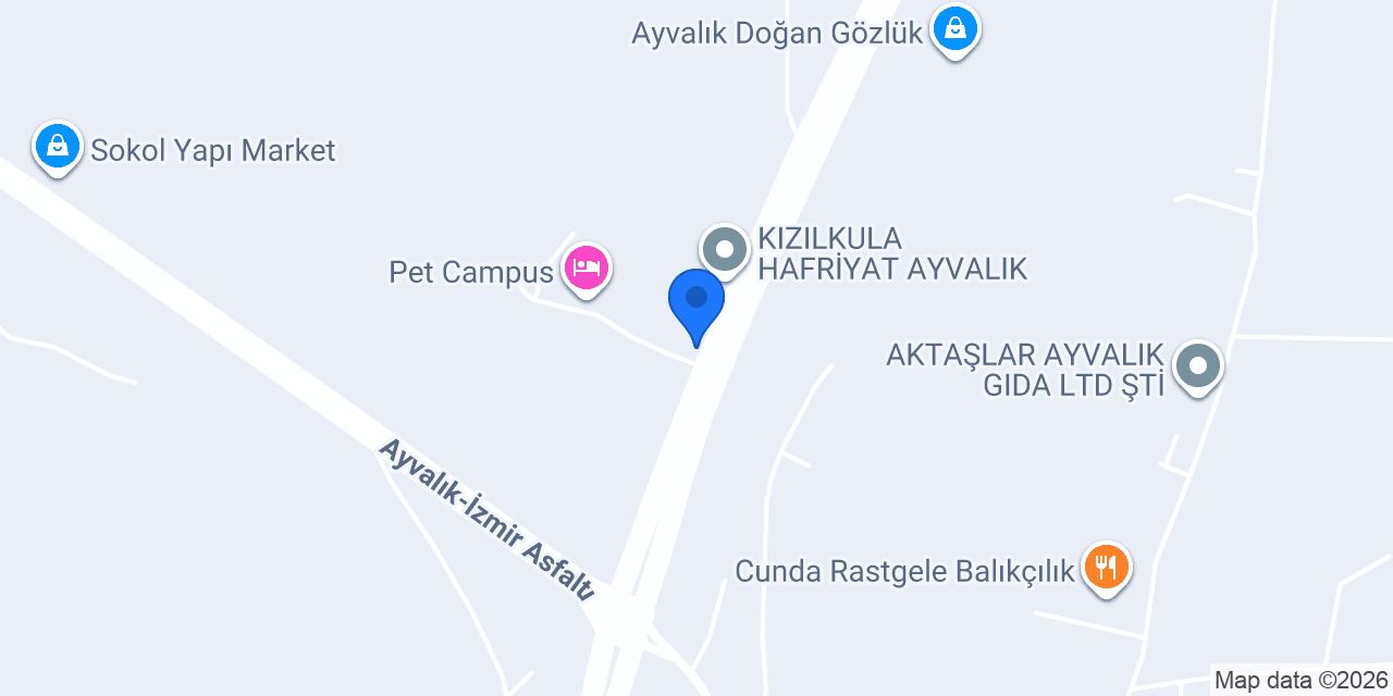 Minimarina Ayvalık konumu