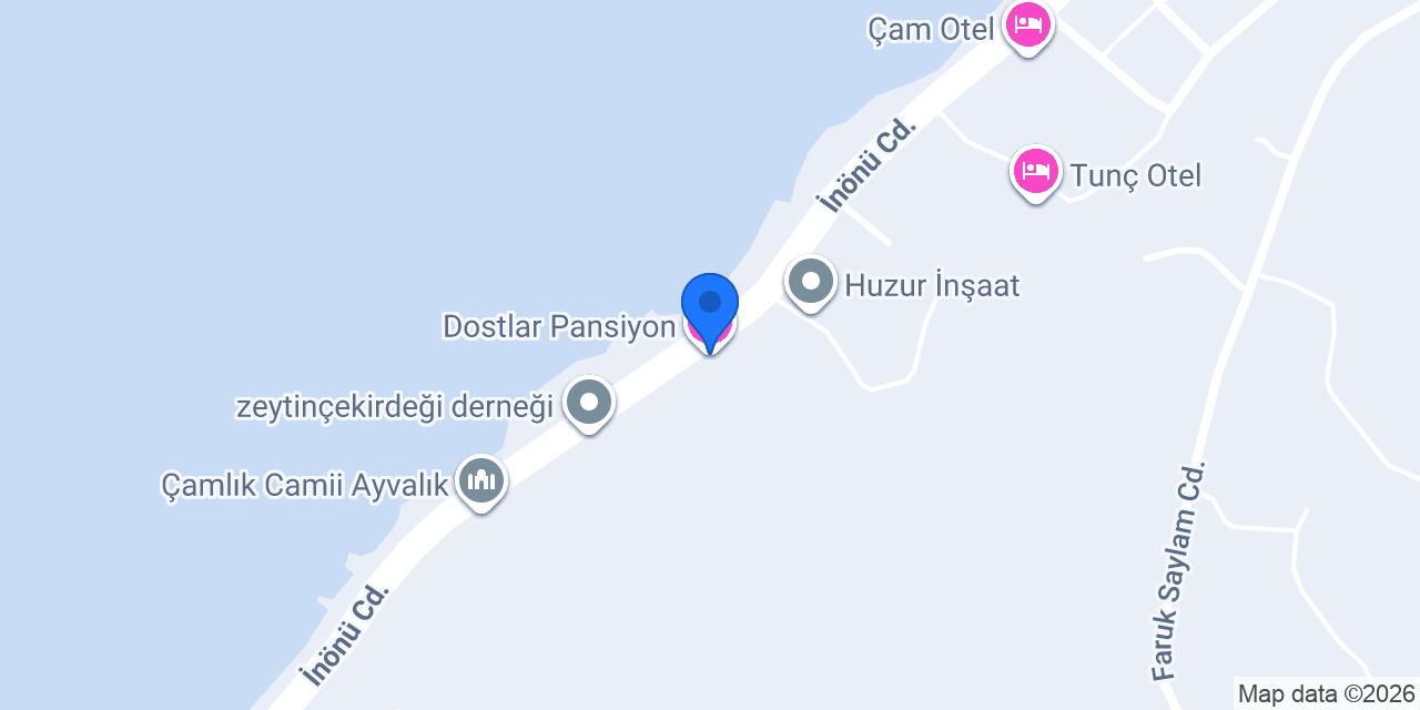 Dostlar Pansiyon konumu