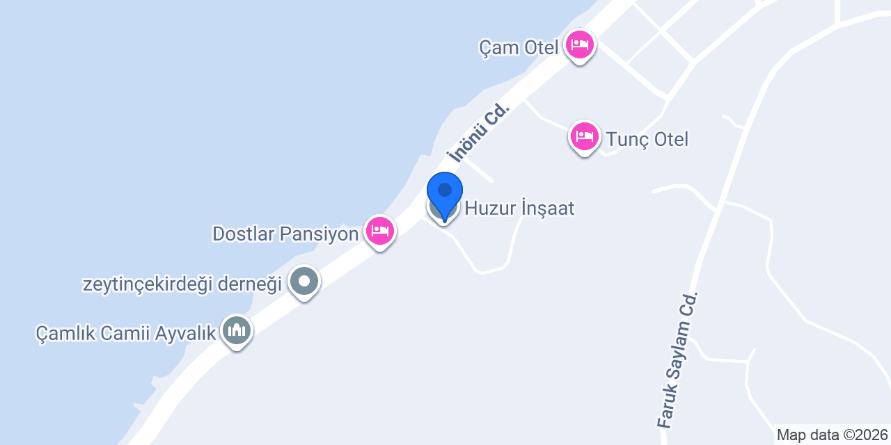 Huzur İnşaat konumu