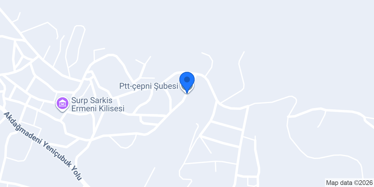 Ptt-çepni Şubesi konumu