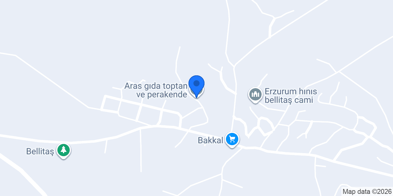 Aras gıda toptan ve perakende konumu