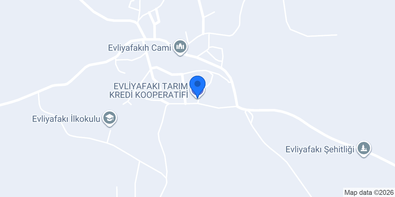 EVLİYAFAKI TARIM KREDİ KOOPERATİFİ konumu