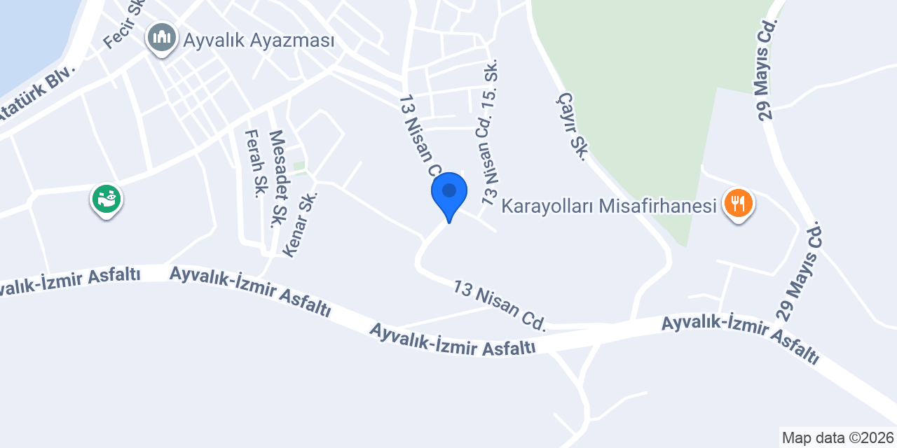 Neta Cafe Ayvalık konumu