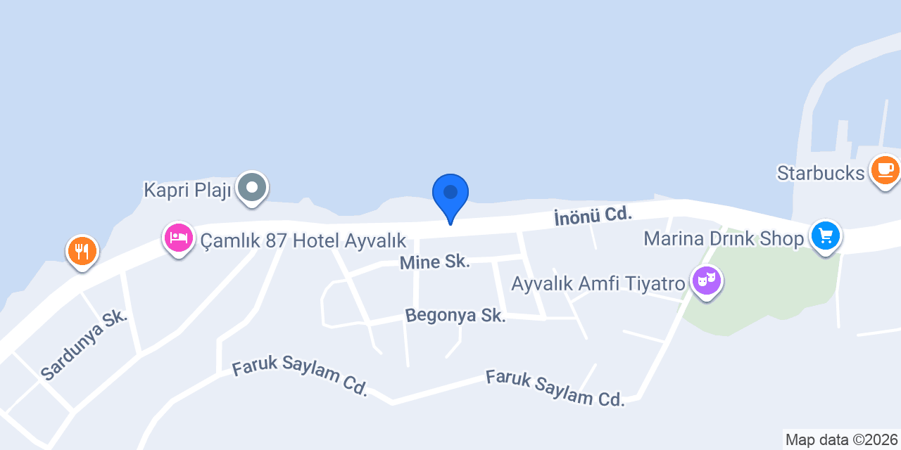 Ayvalık Hızlı Servis konumu