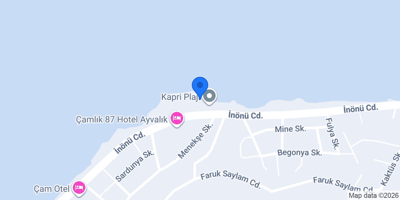 Ayvalık Capri Surf & SUP konumu