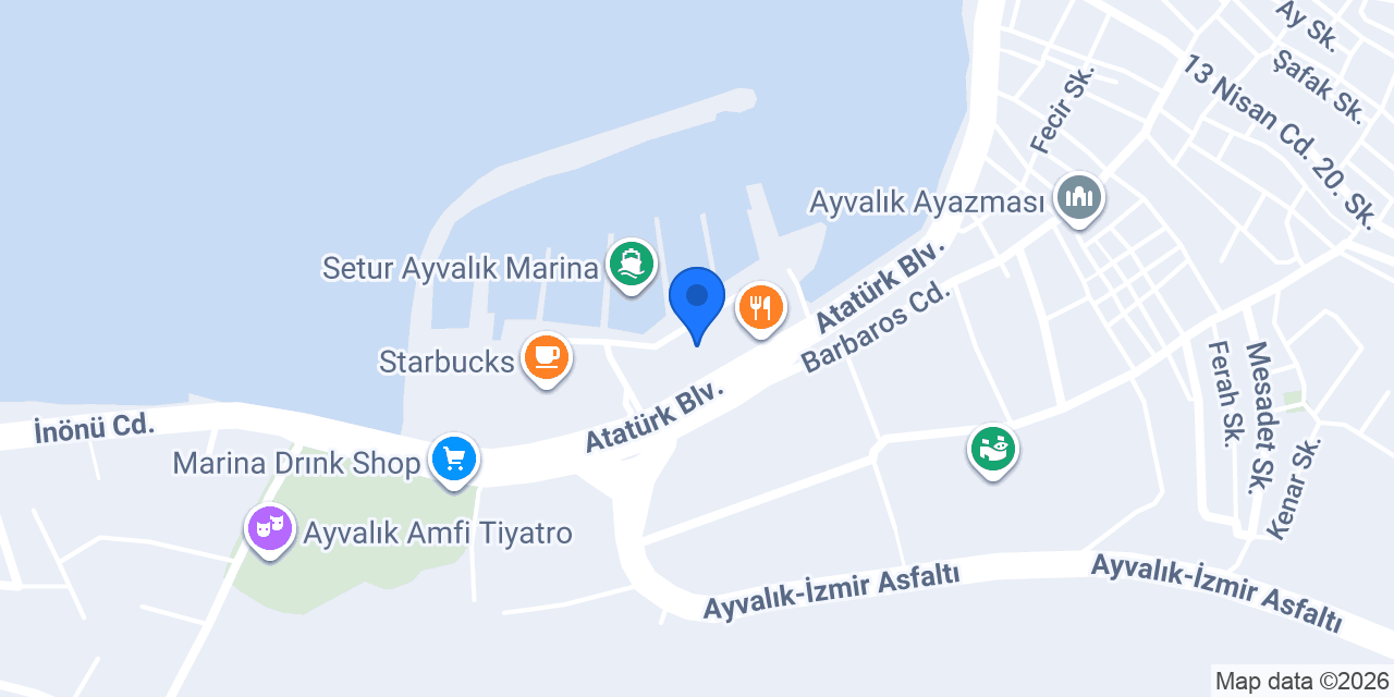 Bedri Usta Ayvalık konumu