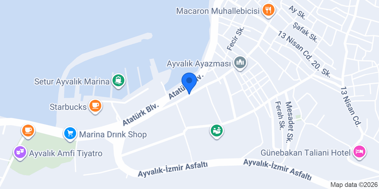 Ayazma Butik Otel konumu