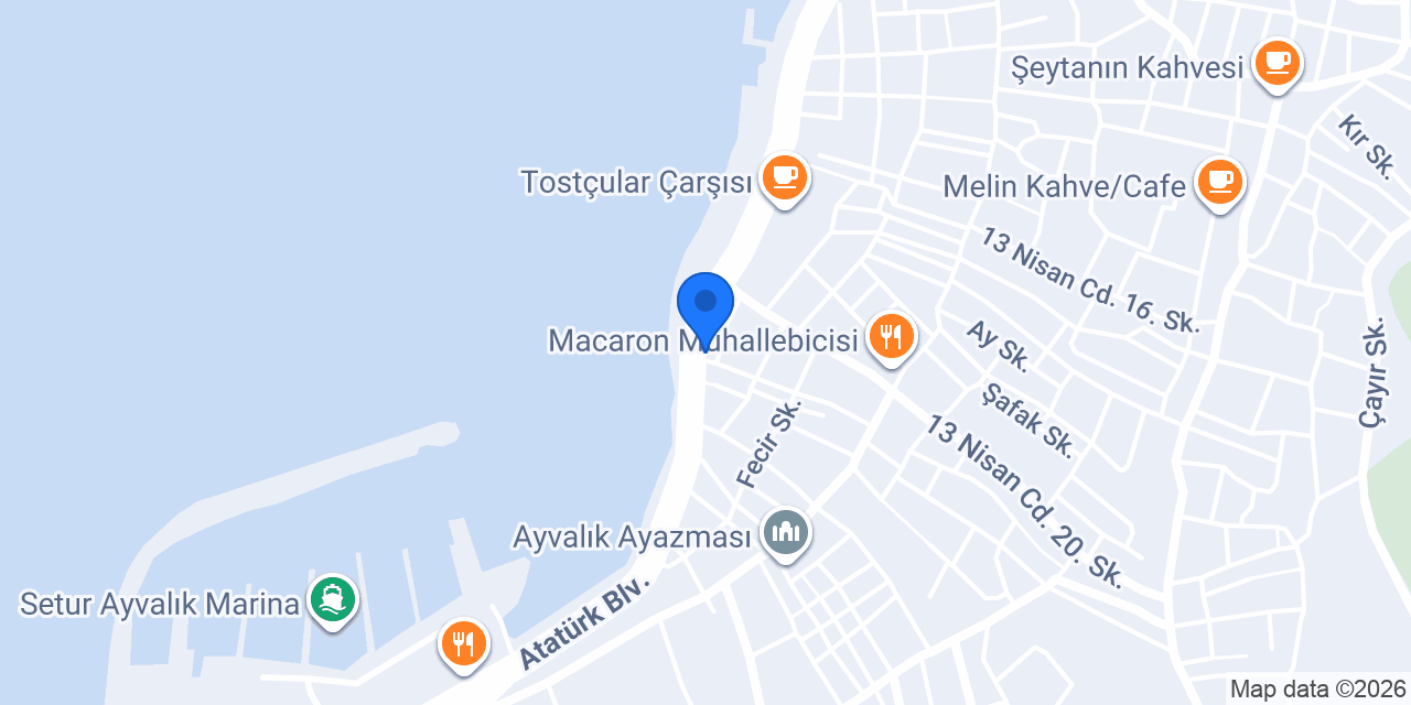 Ayvalık Kruvasan konumu