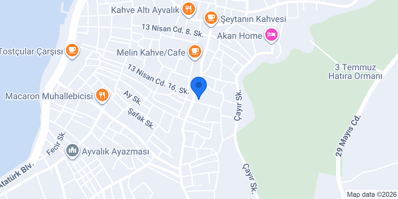 Ayvalık Hypatia konumu