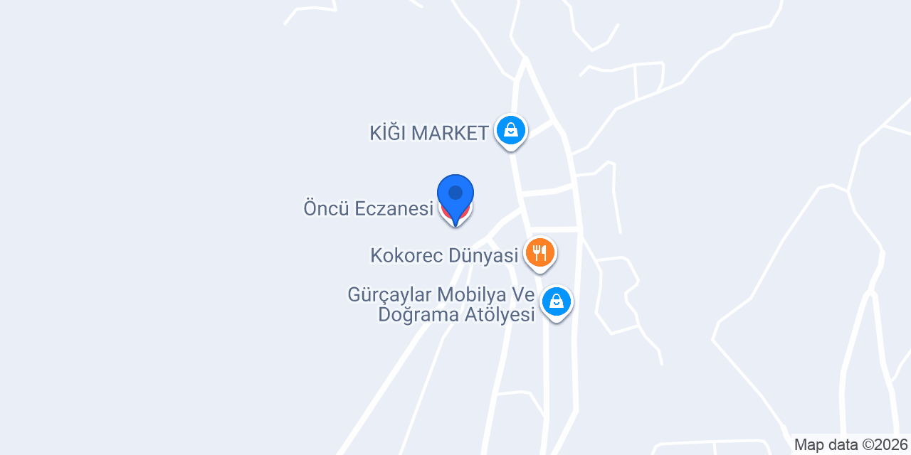 Öncü Eczanesi konumu