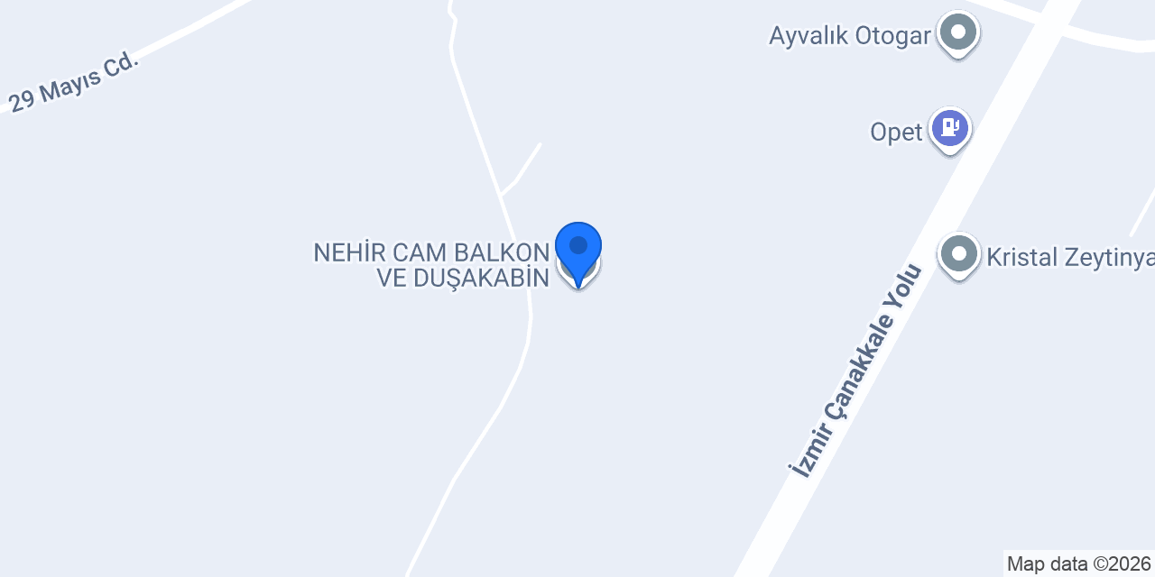 NEHİR CAM BALKON VE DUŞAKABİN konumu