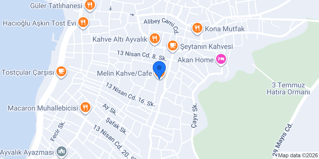 Melin Kahve/Cafe konumu
