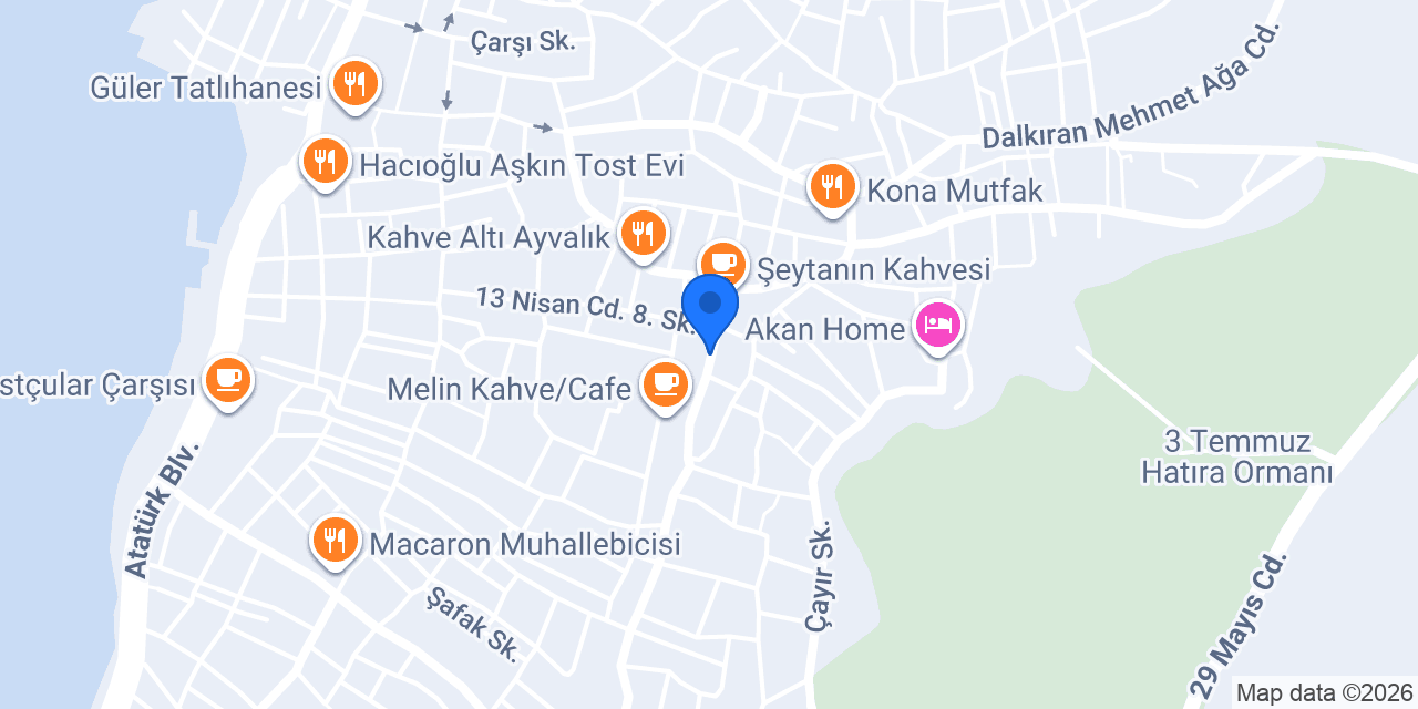 Bilir Kardeşler Fırını konumu