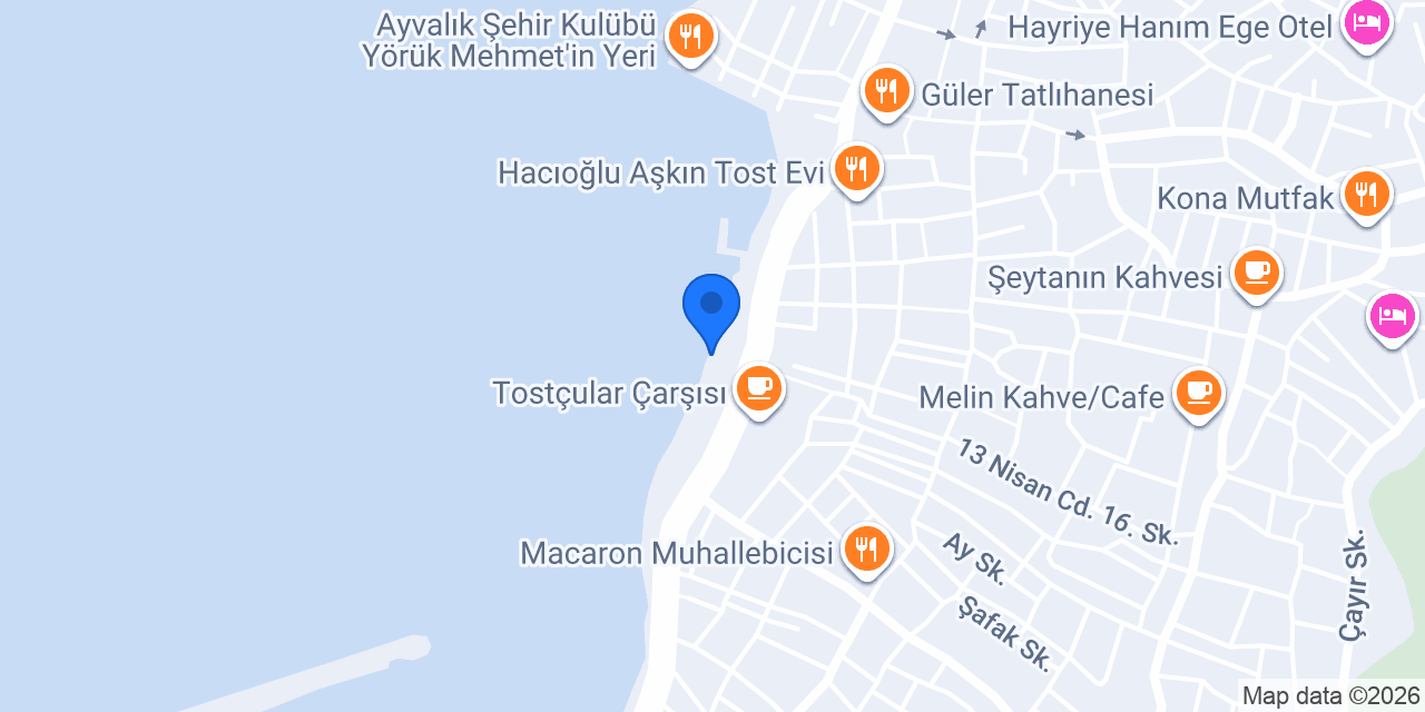 Duru Deniz Tur - Ayvalık konumu