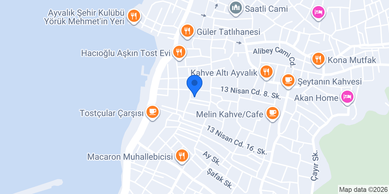 Cafe's konumu
