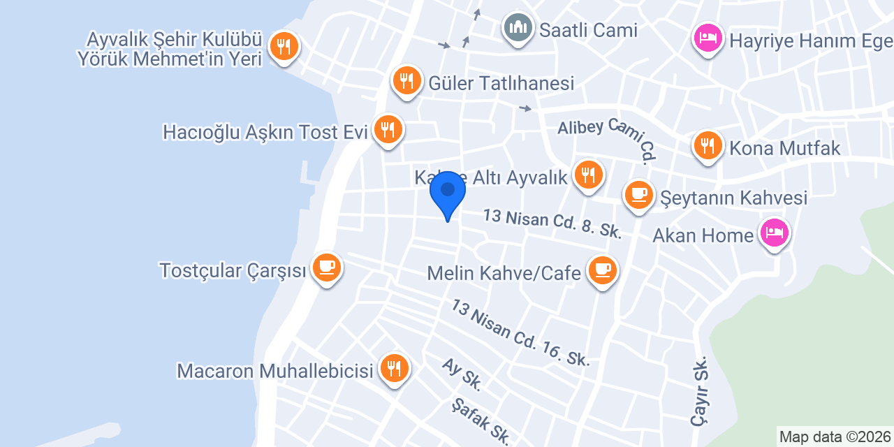Fabrika Ayvalık konumu