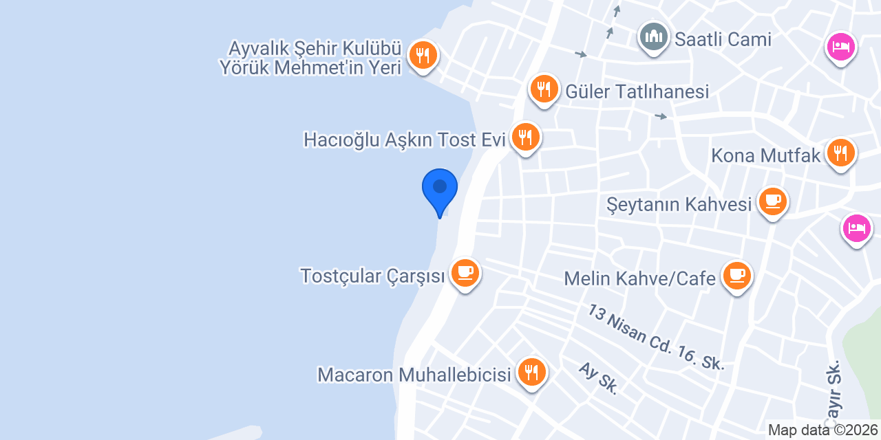 Cunda Liberta Yat Turu konumu