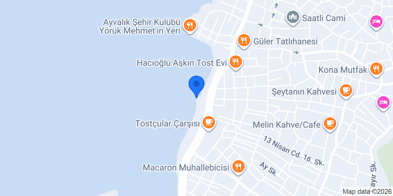 Ayvalık Suer Tour konumu