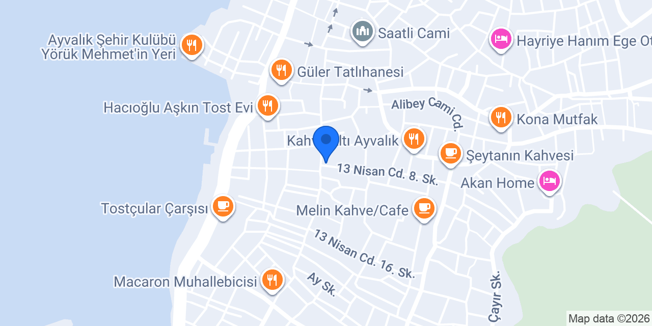 Bilart Sanatevi (Ayvalık) konumu