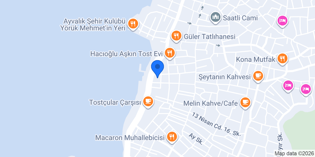 ayvalık veysel kaptan tekne turu konumu