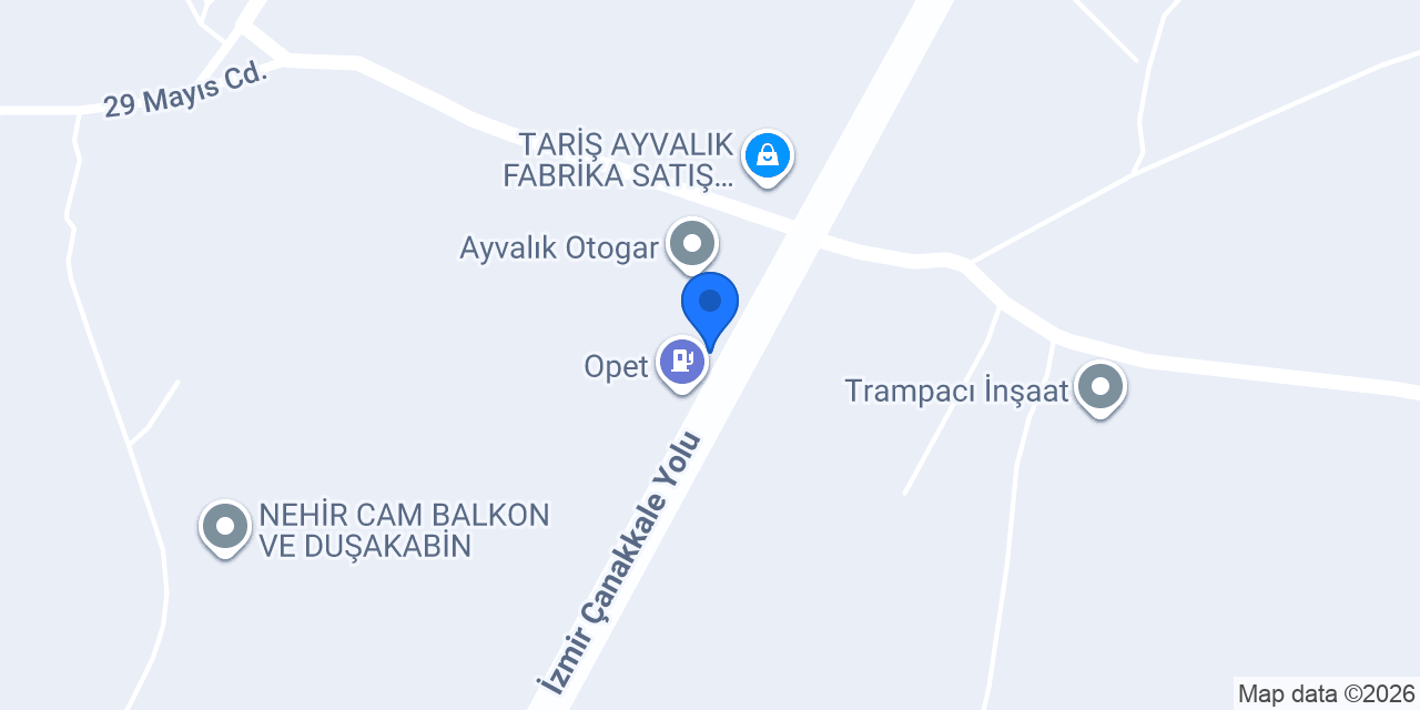 Balıkesir Turizm (Ayvalık Otogar) konumu