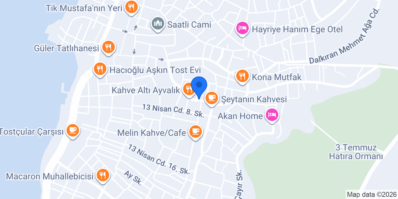 Dükkan Ayvalık konumu
