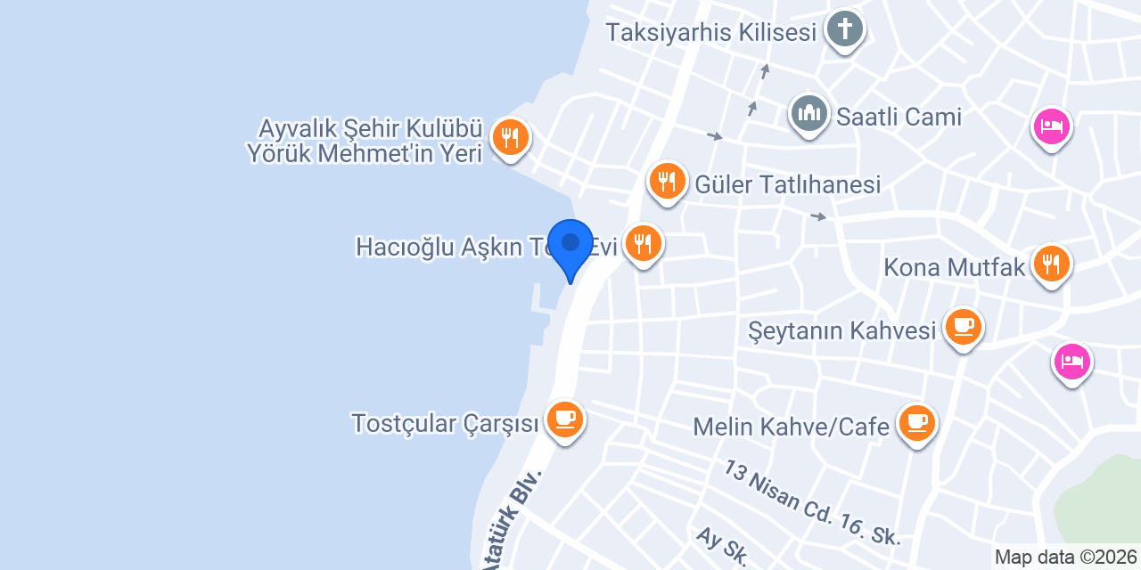 AYVALIK TEKNE TURU - EGE TUR konumu