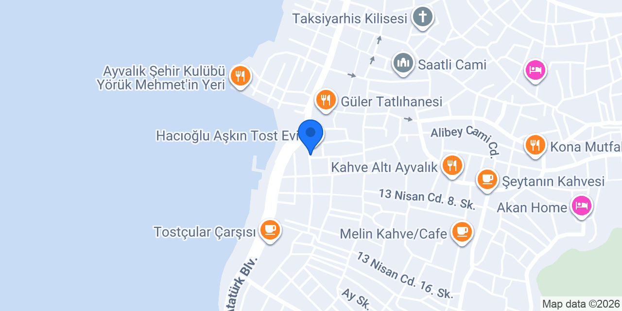 Ayvalık Belediyesi konumu