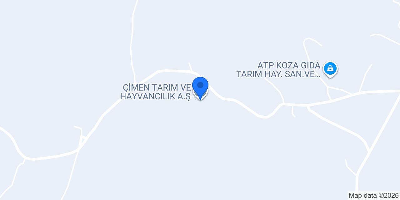 ÇİMEN TARIM VE HAYVANCILIK A.Ş. konumu