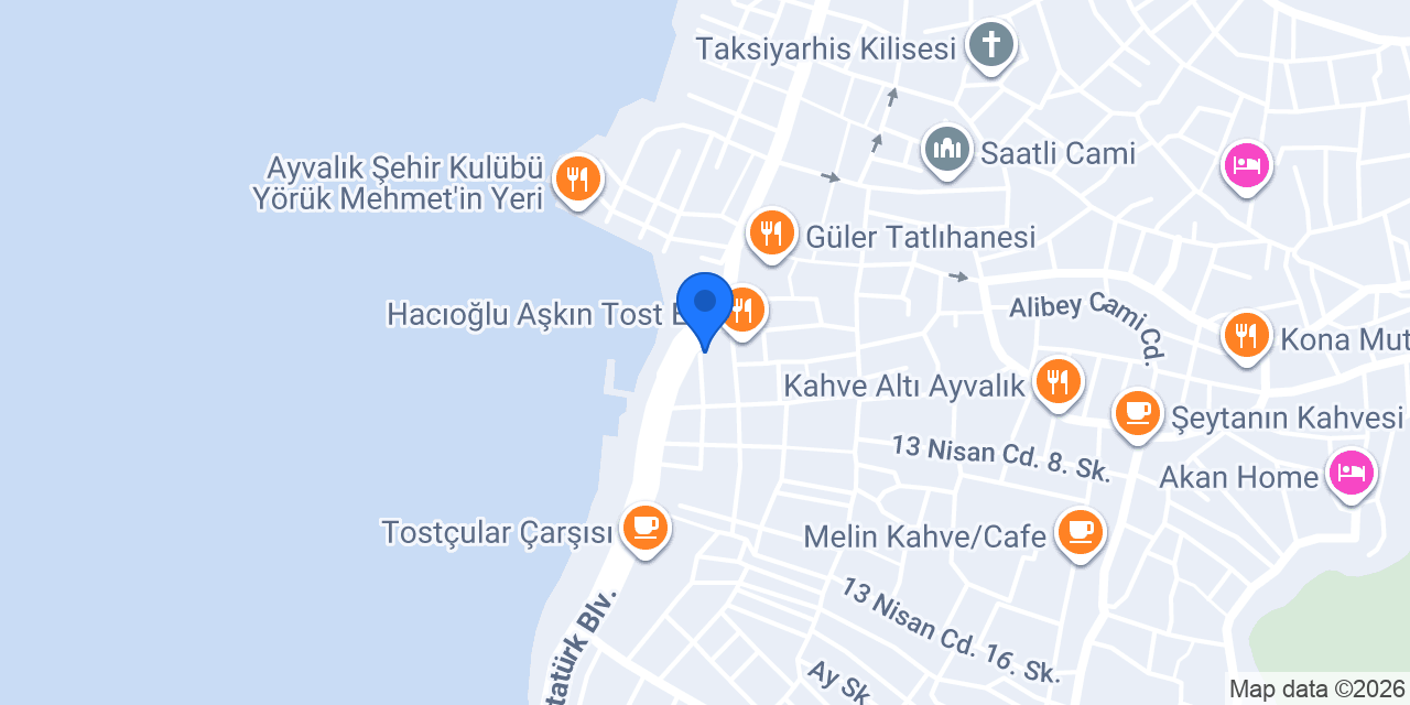 Odak Restorant konumu