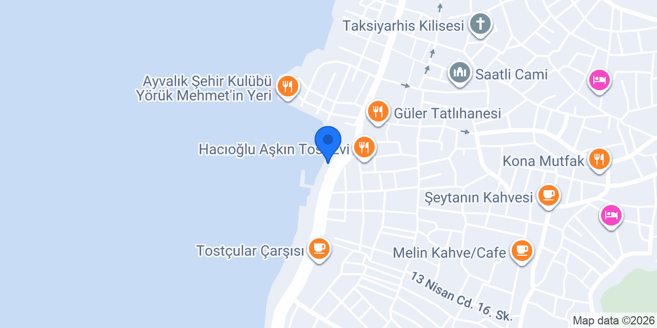 Ayvalık tekne tur - Selinda Tur konumu