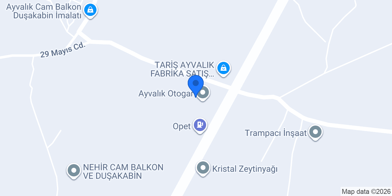AYVALIK OTOGAR TAKSİ konumu