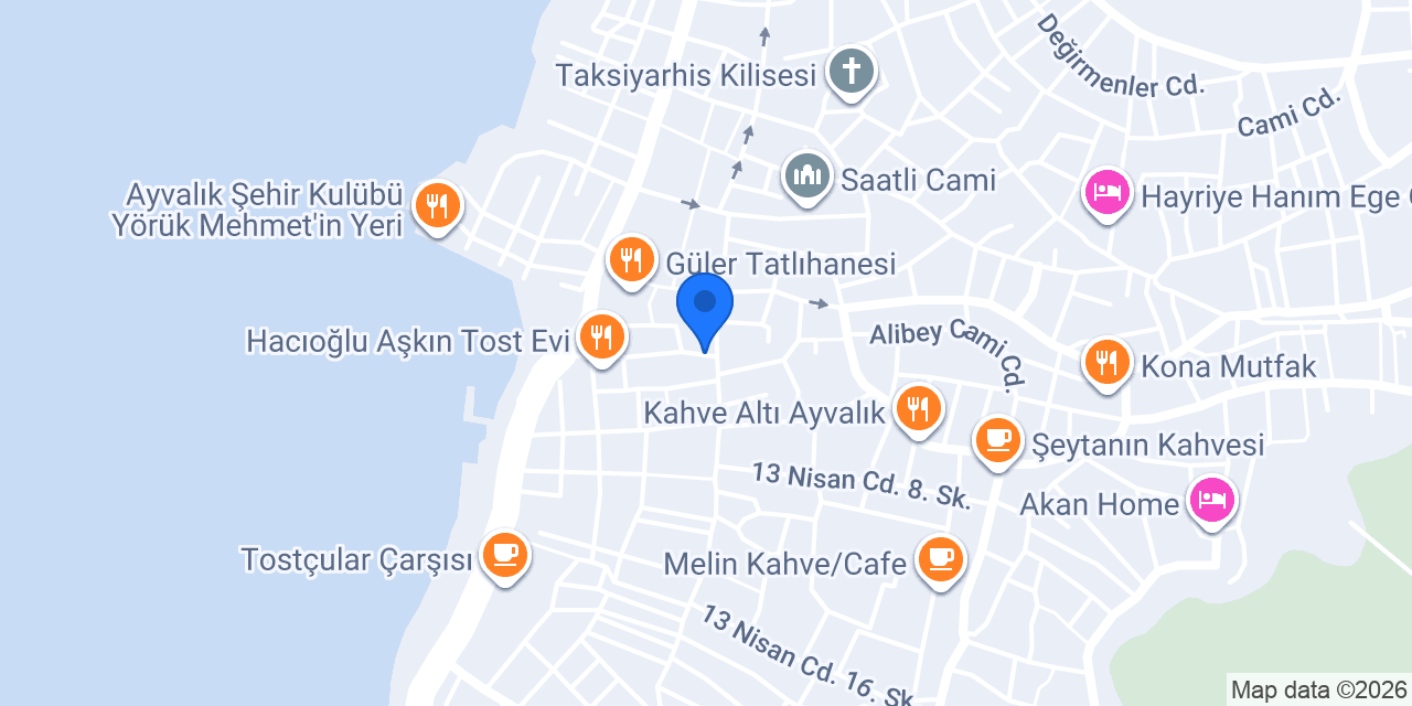 AYVALIK ALFA HEDİYELİK konumu