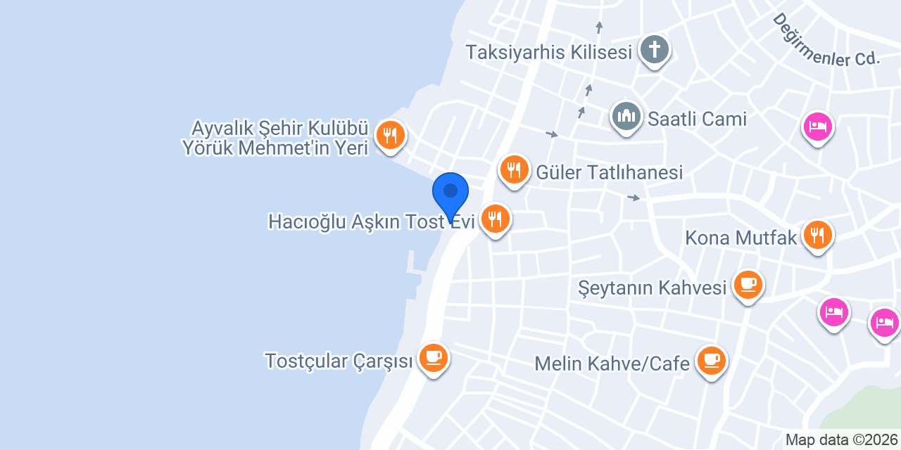 Jale 6 Ayvalık Tekne Turu konumu