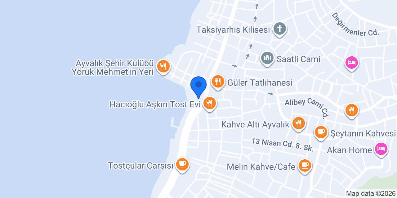 Gazete Ayvalık konumu