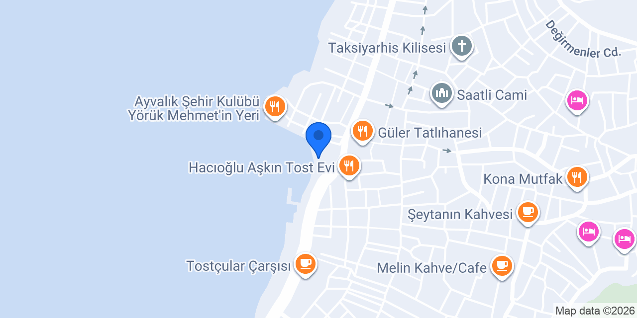 Ayvalık Gücü 2 Çay Bahçesi konumu