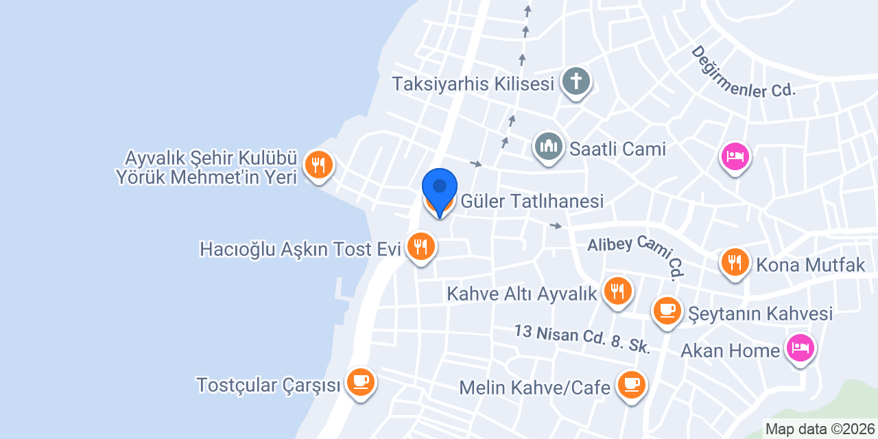 Güler Tatlıhanesi konumu