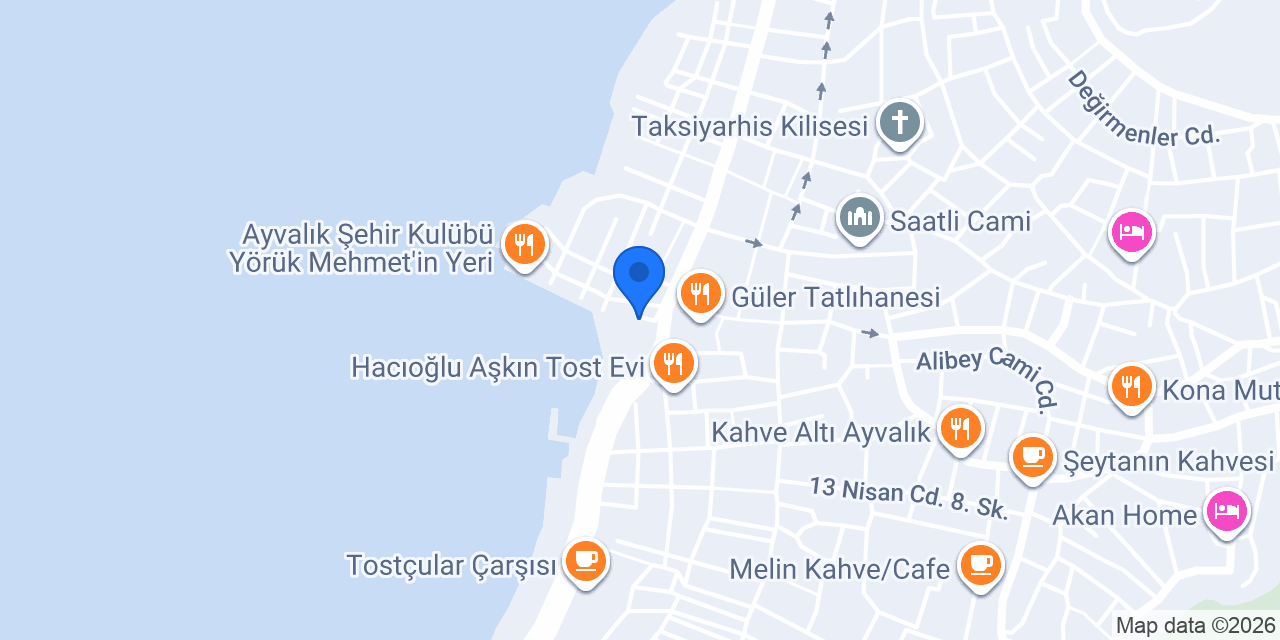 Ayvali Dondurma konumu