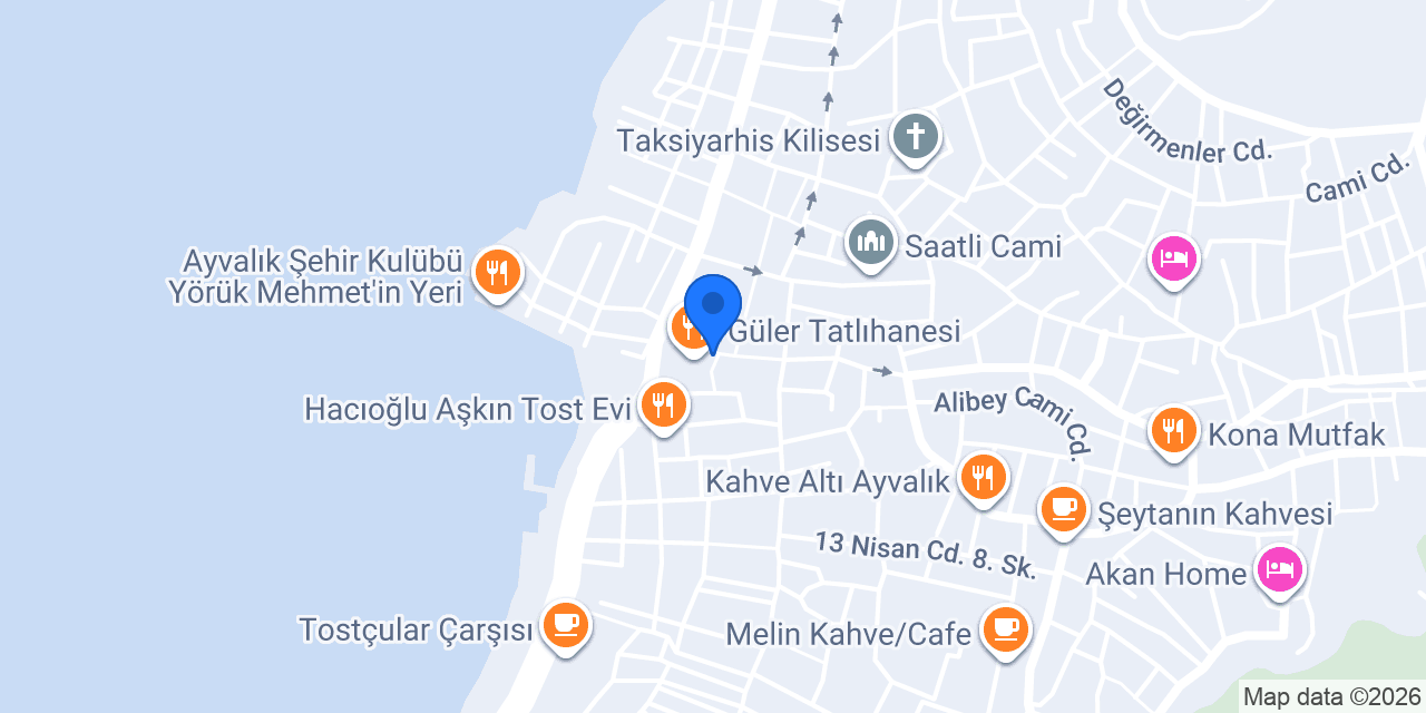 EQO DÖNER AYVALIK konumu