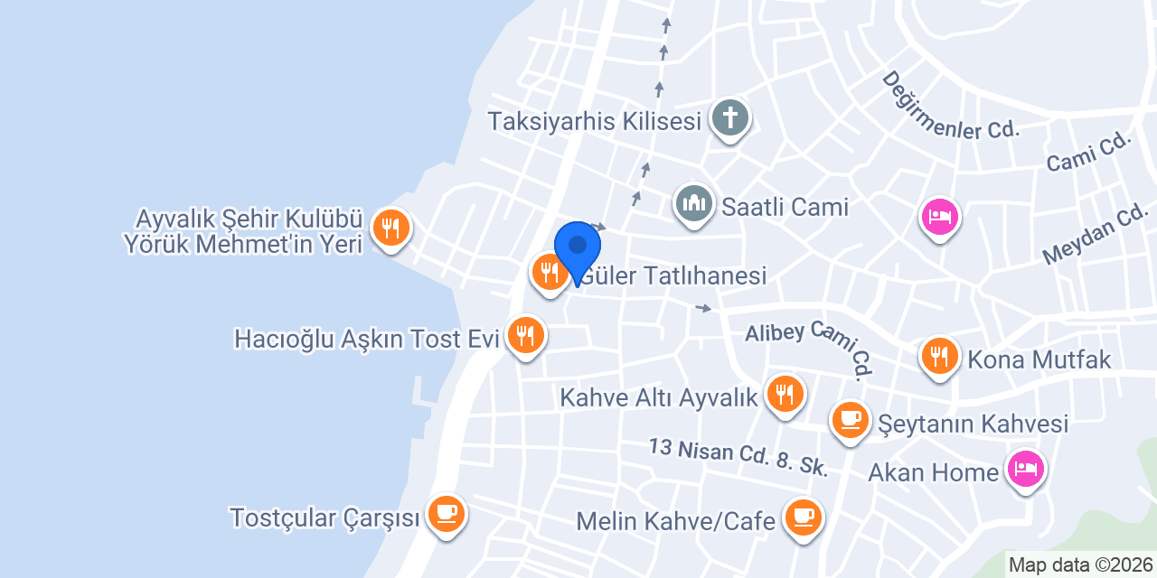 Peksimet Cafe Patisserie Dunya Mutfagi konumu