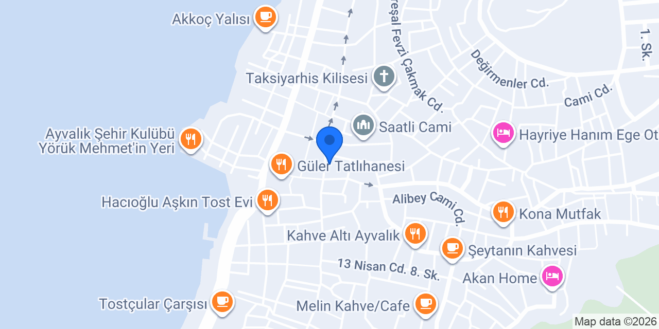 Ayvalık Eczanesi konumu