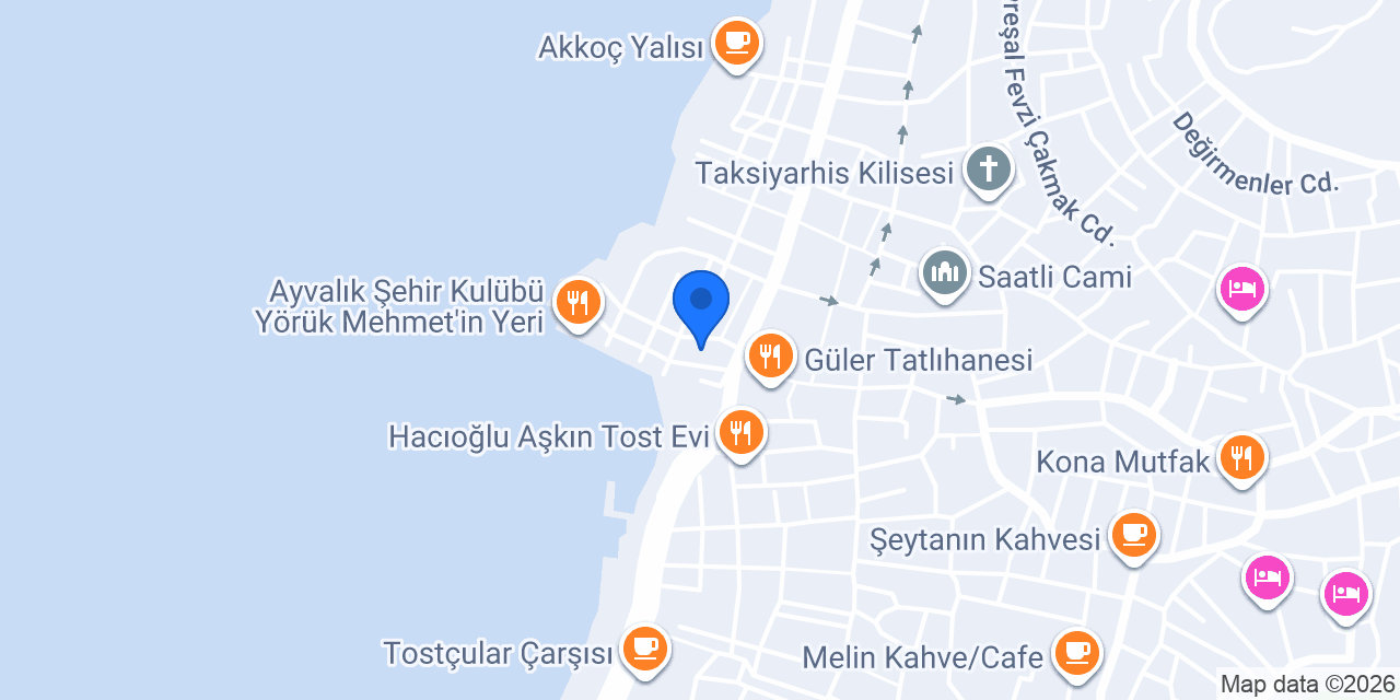 Ertan Usta Ayvalik Tatlicisi konumu