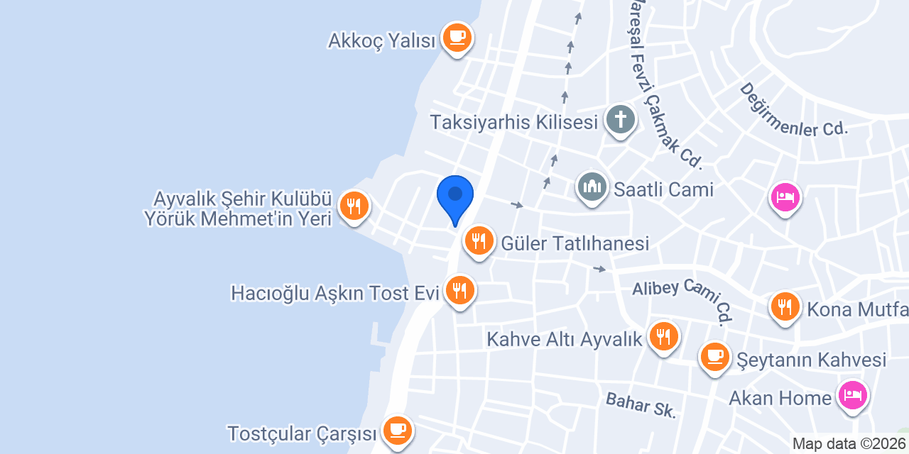 Kayınti Ayvalık konumu