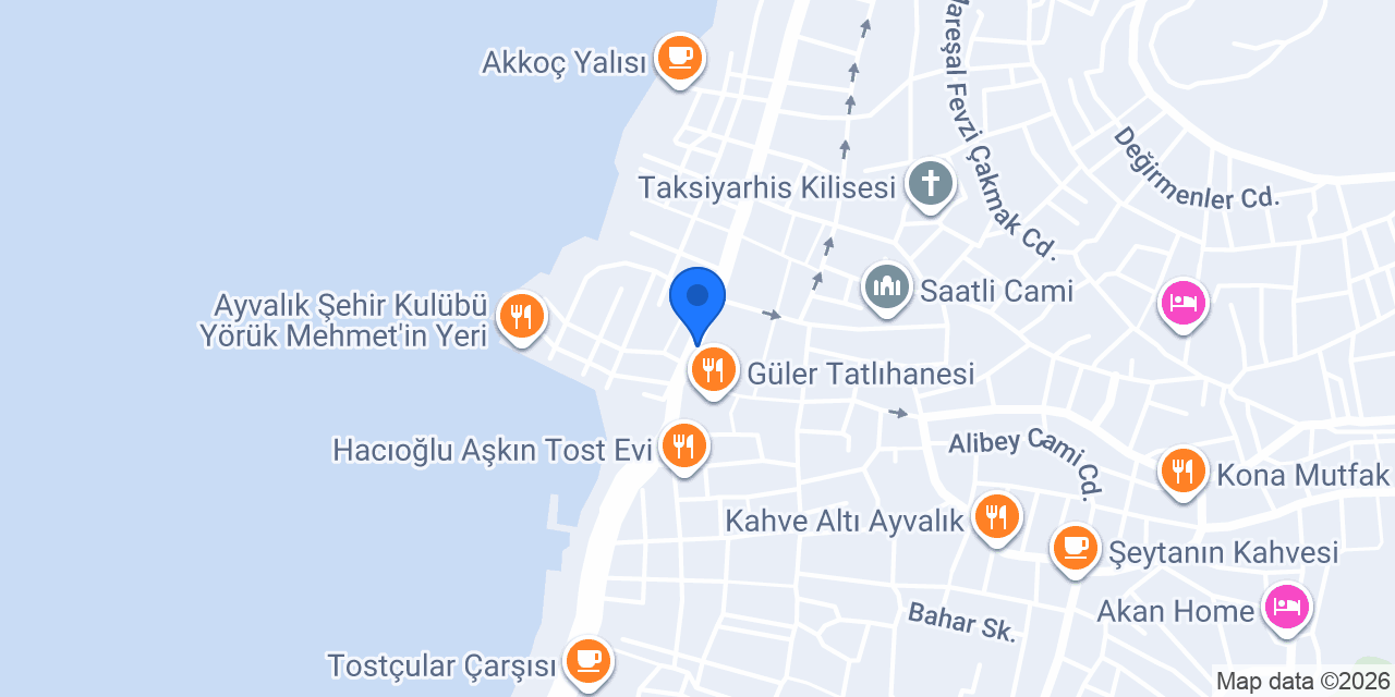 GENCANLAR AYVALIK konumu