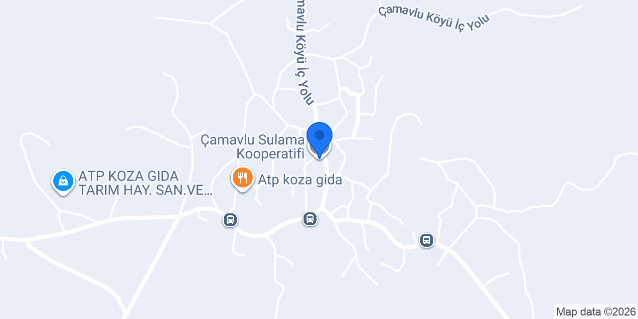 Çamavlu Sulama Kooperatifi konumu