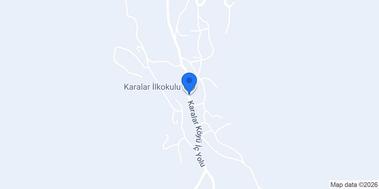 Karalar İlkokulu konumu