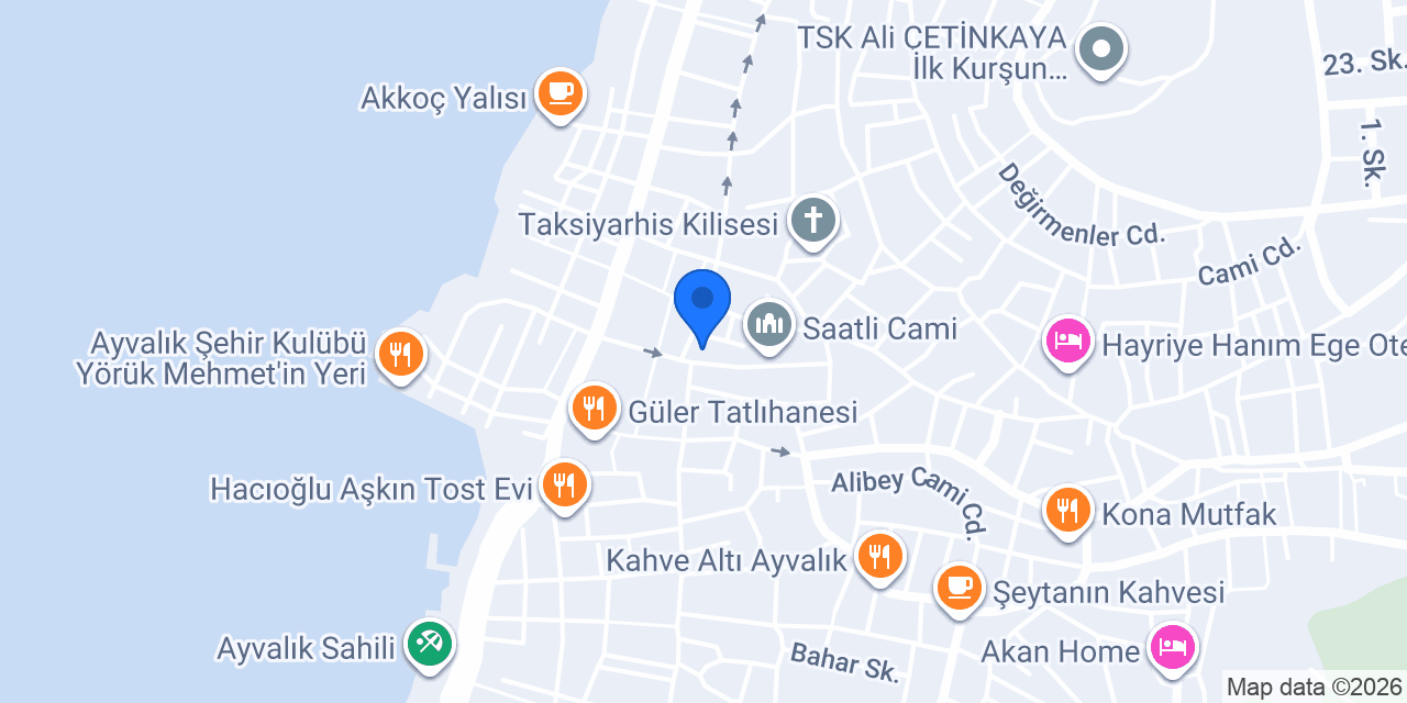 Ayvalık Merkez Anadolu Pide Salonu konumu